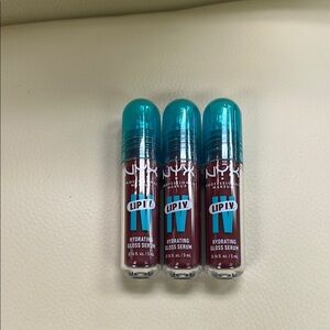 NYX Lip IV Gloss Serum Set with Teal Caps